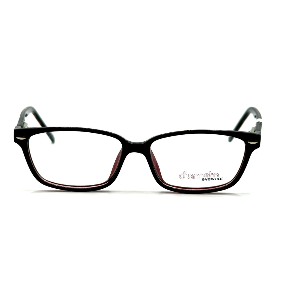 D'AMATO DT004 BURGUNDY EYEGLASSES SUNGLASSES FRAMES 48-13-140